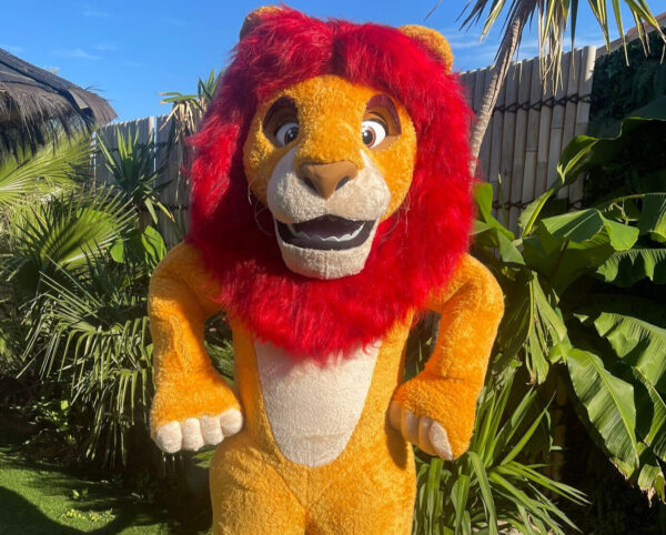 Mascotte le Roi Lion